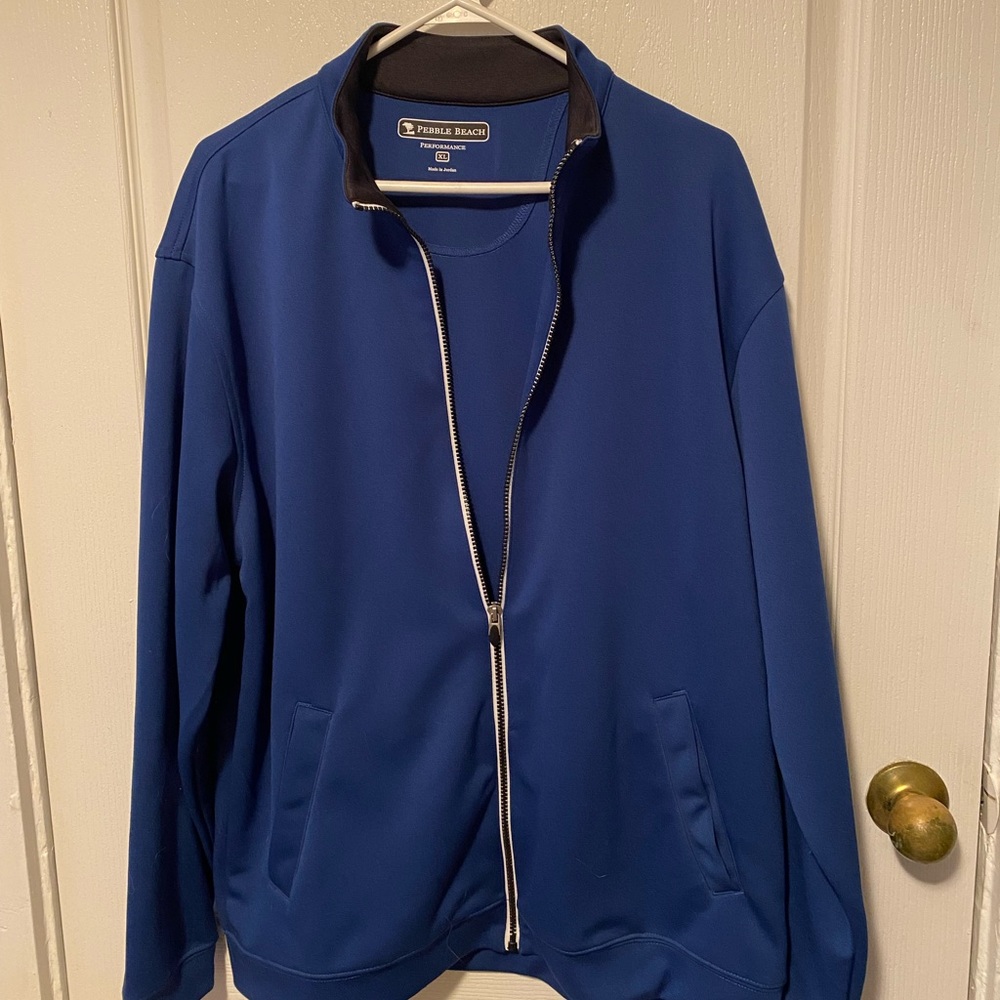 Pebble Beach Performance Mens Full zip jacket size XL